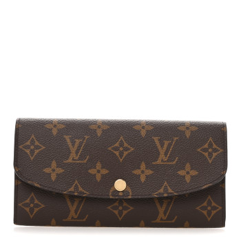 LOUIS VUITTON Monogram Emilie Wallet Fuchsia
