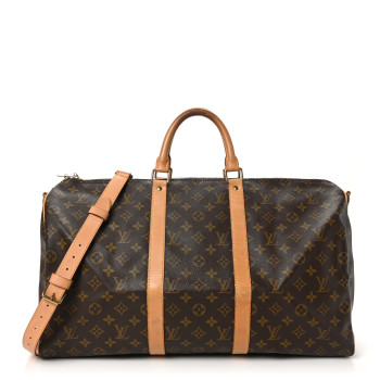 LOUIS VUITTON Monogram Keepall Bandouliere 50