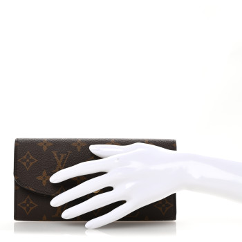 LOUIS VUITTON Monogram Emilie Wallet Fuchsia
