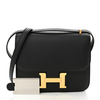 HERMES Epsom Constance 18 Black