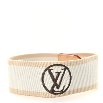 LOUIS VUITTON Monogram Vibe LV Shoulder Strap Beige White
