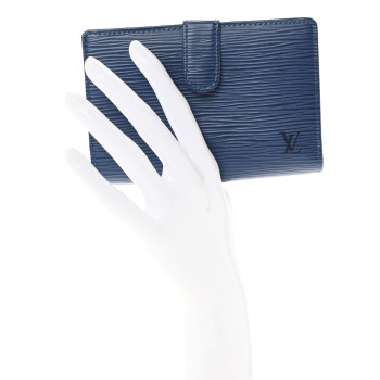 LOUIS VUITTON Epi French Purse Wallet Myrtille