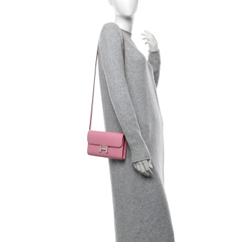 HERMES Epsom Constance Wallet To Go 5P Pink