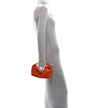 HERMES Canvas Small Bride-A-Brac Pouch Orange Feu