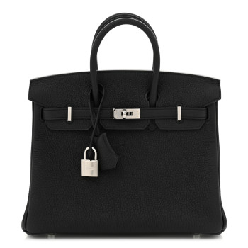 HERMES Togo Birkin 25 Black