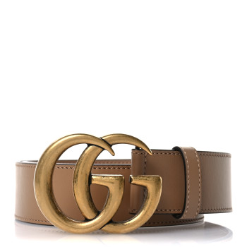 GUCCI Calfskin Double G 40mm Belt 65 26 Porcelain Rose