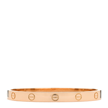 CARTIER 18K Pink Gold LOVE Bracelet 17