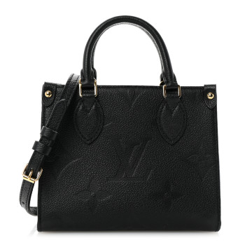LOUIS VUITTON Empreinte Monogram Giant Onthego BB Black