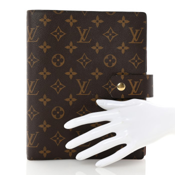 LOUIS VUITTON Monogram Large Ring Agenda Cover