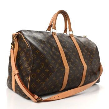 LOUIS VUITTON Monogram Keepall Bandouliere 50