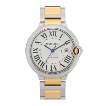 CARTIER Stainless Steel 18K Yellow Gold 42mm Ballon Bleu De Cartier Automatic Watch