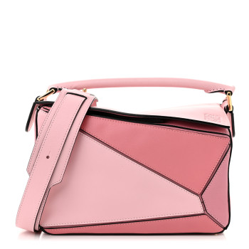 LOEWE Calfskin Small Puzzle Bag Soft Pink