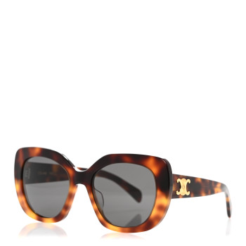 CELINE Acetate Triomphe 01 Sunglasses CL40226U Gradient Havana
