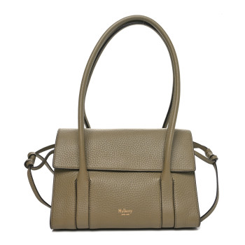 MULBERRY Heavy Grain Mini Soft Bayswater Linen Green