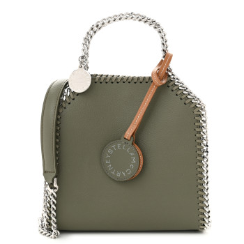 STELLA MCCARTNEY Eco Alter Mat Tiny Falabella Tote Mud