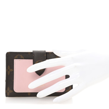 LOUIS VUITTON Monogram Juliette Wallet Rose Ballerine