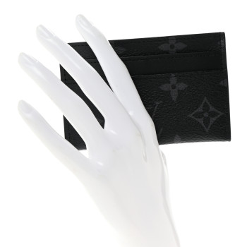 LOUIS VUITTON Monogram Eclipse Porte-Cartes Double Card Holder