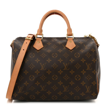LOUIS VUITTON Monogram Speedy Bandouliere 30