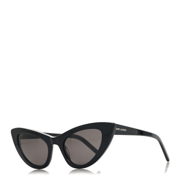 SAINT LAURENT Acetate Lily SL213 Cat Eye Sunglasses Black
