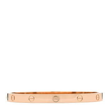 CARTIER 18K Pink Gold LOVE Bracelet 20
