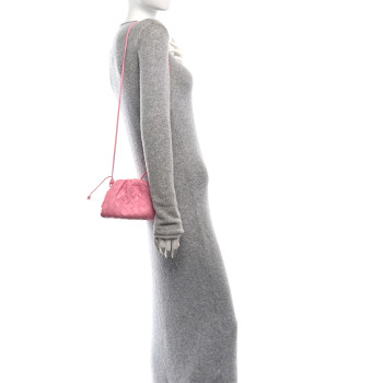 BOTTEGA VENETA Nappa Intrecciato The Mini Pouch Ribbon