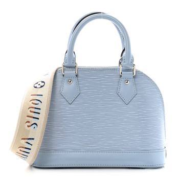 LOUIS VUITTON Epi Jacquard Alma BB Bleu Nuage