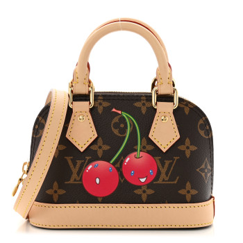 LOUIS VUITTON LV X TM Monogram Cerises Nano Alma