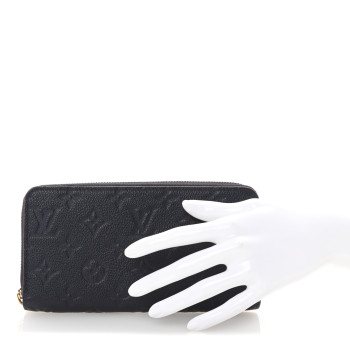 LOUIS VUITTON Empreinte Zippy Wallet Marine Rouge