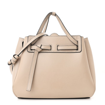 LOEWE Boxcalf Mini Lazo Tote Beige