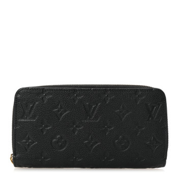LOUIS VUITTON Empreinte Zippy Wallet Black