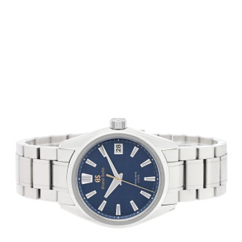 GRAND SEIKO Stainless Steel 40mm Evolution 9 Spring Drive Automatic Watch Blue SLGA007