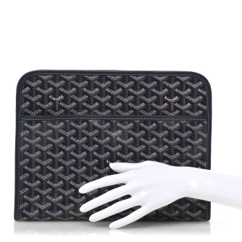 GOYARD Goyardine Jouvence GM Toiletry Pouch Navy