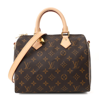 LOUIS VUITTON Monogram Speedy Bandouliere 25