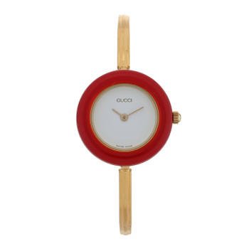 GUCCI Stainless Steel 26mm Interchangeable Bezel Quartz Watch