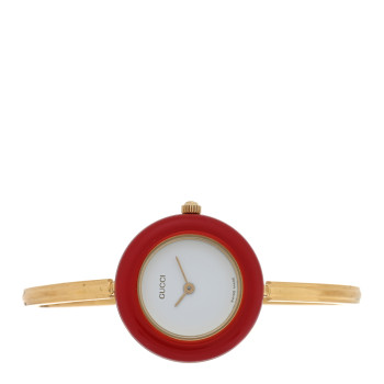 GUCCI Stainless Steel 26mm Interchangeable Bezel Quartz Watch