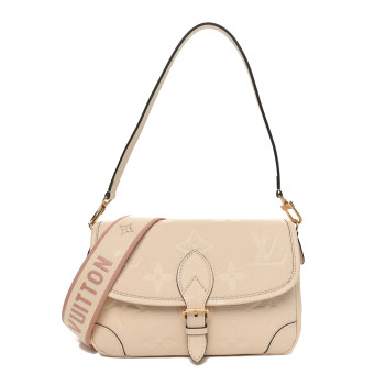LOUIS VUITTON Empreinte Monogram Giant Diane Cream