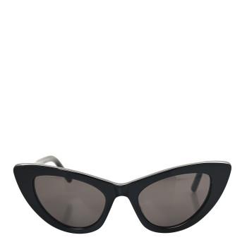 SAINT LAURENT Acetate Lily SL213 Cat Eye Sunglasses Black