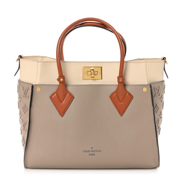LOUIS VUITTON Calfskin Monogram Tufting On My Side Galet