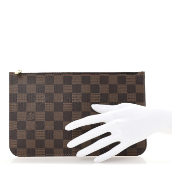 LOUIS VUITTON Damier Ebene Neverfull MM GM Pochette