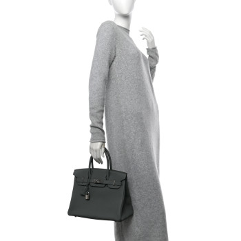 HERMES Togo Birkin 30 Vert Amande