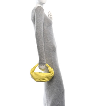 BOTTEGA VENETA Calfskin Mini Double Knot Bag Kiwi