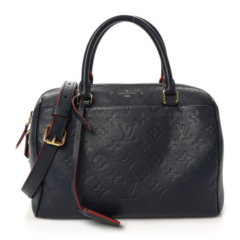 LOUIS VUITTON Empreinte Speedy Bandouliere 25 NM Marine Rouge