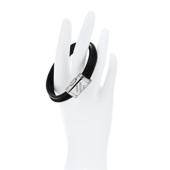 LOUIS VUITTON Damier Graphite Clip It Bracelet