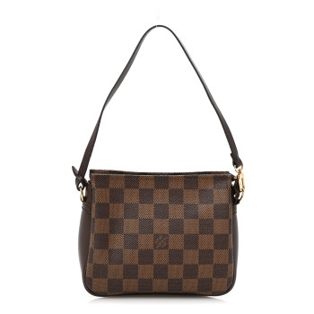 LOUIS VUITTON Damier Ebene Trousse Make Up Bag Pochette