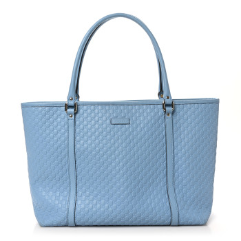 GUCCI Microguccissima Medium Joy Tote Mineral Blue