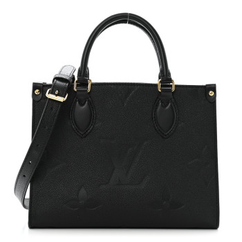 LOUIS VUITTON Empreinte Monogram Giant Onthego PM Black