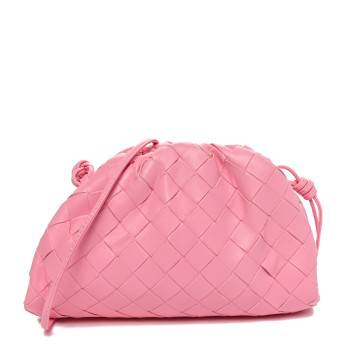 BOTTEGA VENETA Nappa Intrecciato The Mini Pouch Ribbon