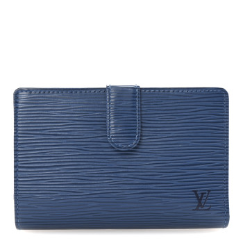 LOUIS VUITTON Epi French Purse Wallet Myrtille