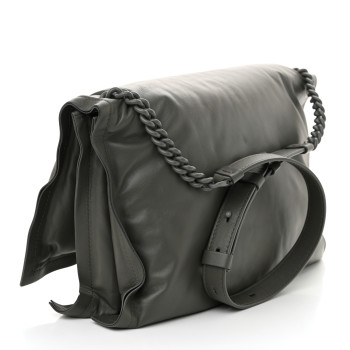 SALVATORE FERRAGAMO Calfskin Medium Viva Bow Shoulder Bag Sparrow