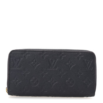 LOUIS VUITTON Empreinte Zippy Wallet Marine Rouge